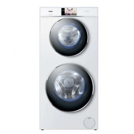 LAVASCIUGA (ASCIUGATRICE / LAVATRICE / LAVA E ASCIUGA) HAIER HWD120 B1558U 12 KG (8+4) 1500 GIRI CARICO FRONTALE INVERTER 21 PROGRAMMI PARTENZA RITARDATA CLASSE A 24 HAIER ITALIA