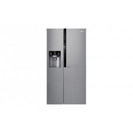 FRIGORIFERO LG SIDE BY SIDE GSL560PZXV 591 L INOX INVERTER TOTAL NO FROST CONGELAMENTO RAPIDO DISPENSER ACQUA E GHIACCIO CLASSE A+