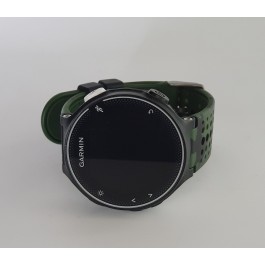 SMARTWATCH GARMIN FORERUNNER 230 CARDIOFREQUENZIMETRO GPS CASSA NERA CINTURINO VERDE MILITARE
