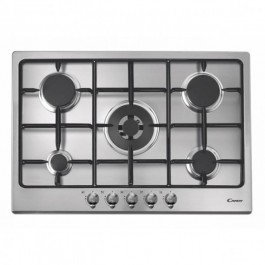 PIANO COTTURA CANDY PGC750SWX 75 CM 5 FUOCHI A GAS INOX