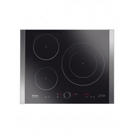 PIANO COTTURA CANDY INDUZIONE CI 3640 ELITE 3 FUOCHI 60 CM VETROCERAMICA NERO