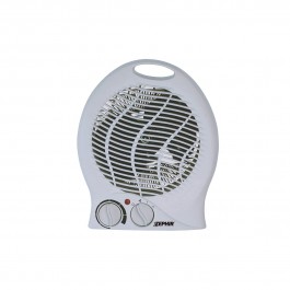 CALDOBAGNO / TERMOVENTILATORE ZEPHIR ZTRM1 2 LIVELLI DI POTENZA 1000/2000 W TERMOSTATO REGOLABILE BIANCO
