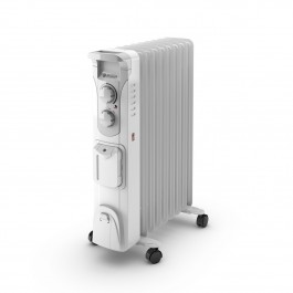 RADIATORE / TERMOSIFONE PORTATILE CALDORAD HUMI 9 ELEMENTI RISCALDANTI (141356) OLIMPIA SPLENDID 2500 W UMIDIFICATORE INTEGRATO 3 LIVELLI DI POTENZA BIANCO