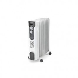 RADIATORE AD OLIO / TERMOSIFONE PORTATILE CALDORAD 9 ELEMENTI RISCALDANTI (99619) OLIMPIA SPLENDID 2000 W 2 LIVELLI DI POTENZA + FUNZIONE ECO BIANCO