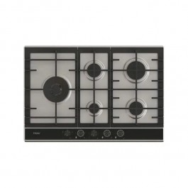 PIANO COTTURA HAIER HAHG7WL5WS6X-1 GAS 75 CM 5 FUOCHI INOX / NERO