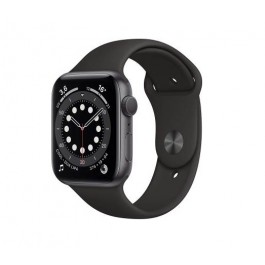 SMARTWATCH APPLE WATCH 6 44 MM GPS 32 GB CASSA IN ALLUMINIO GRIGIO SIDERALE CINTURINO SPORT NERO