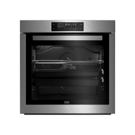 FORNO BEKO BIR36400XOS MULTIFUNZIONE PIZZA PRO 60 CM 82 L AD INCASSO 13 FUNZIONI GRILL INOX CLASSE A