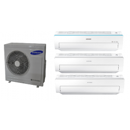 CLIMATIZZATORE / CONDIZIONATORE BAR - HOTEL SAMSUNG TRIAL SPLIT A PARETE N.2 AR6000M AR09HSFSBWKN (9000 BTU) + N.1 AR5500 AR12HSFSBURN (12000 BTU) + N.1 AJ068FCJ3EH SMART WIFI DIGITAL INVERTER GAS R410A CLASSE A+/A+