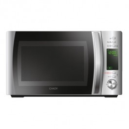 FORNO MICROONDE COOKinAPP CANDY CMXW20DS 20 L 700 W 5 LIVELLI DI POTENZA 40 PROGRAMMI DI COTTURA AUTOMATICI LIBERA INSTALLAZIONE SILVER