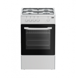 CUCINA BEKO CSG 42001 FW 50x50 CM 4 FUOCHI FORNO GAS LIBERA INSTALLAZIONE BIANCO