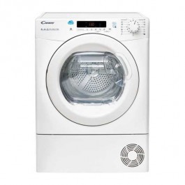 ASCIUGATRICE CANDY SMART CS H8A2DE-S 8 KG CARICO FRONTALE POMPA DI CALORE 16 PROGRAMMI PARTENZA RITARDATA LIBERA INSTALLAZIONE NFC CLASSE A++