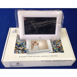 DIGITAL PHOTO FRAME RUIFENG BIANCO USB SD/MMC/MS CARD