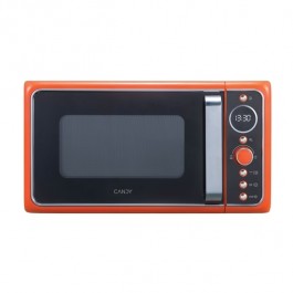 FORNO MICROONDE CANDY DIVO G20CO 20 L 700 W GRILL 6 LIVELLI DI POTENZA PROGRAMMI DI COTTURA AUTOMATICI LIBERA INSTALLAZIONE ARANCIONE