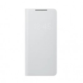 GALAXY S21 ULTRA 5G SMART LED VIEW COVER / CUSTODIA A LIBRO PER CELLULARE EF NG998PJEGEW LIGHT GRAY