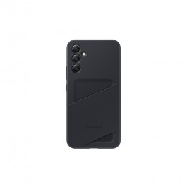 SAMSUNG GALAXY A34 5G COVER / CUSTODIA POLIURETANO CARD SLOT CASE PER CELLULARE EF-OA346TBEGWW BLACK / NERO