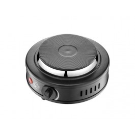 FORNELLO / PIASTRA ELETTRICA DA CUCINA DCG EKP2418N 500 W PIASTRA IN FERRO 106 MM TERMOSTATO AUTOMATICO NERO