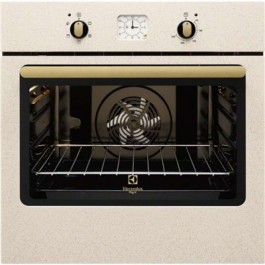 FORNO ELETTRICO REX ELECRTOLUX FNC53S VENTILATO 60 CM 70 L LINEA NEW COUNTRY SABBIA 5 FUNZIONI DI COTTURA REX ELECRTOLUX