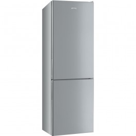 FRIGORIFERO SMEG FC182PSN COMBINATO 324 L 60 CM TOTAL NO FROST LIBERA INSTALLAZIONE SILVER CLASSE A++