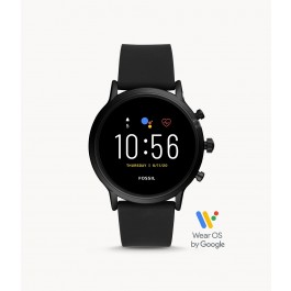 FOSSIL SMARTWATCH GEN 5 THE CARLYLE HR FTW4025 44 MM 8 GB GPS BLUETOOTH NFC WIFI CINTURINO IN SILICONE NERO