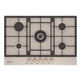 PIANO COTTURA GRUNDIG GIGA 7235250 AVR 75 CM A GAS 5 FUOCHI AVENA GHISA