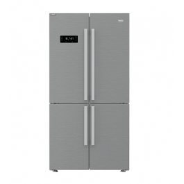 FRIGORIFERO BEKO GN1416231ZX 4 PORTE 90 CM 626 L TOTAL NO FROST PROSMART INVERTER LIBERA INSTALLAZIONE INOX CLASSE A++