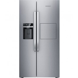 FRIGORIFERO GRUNDIG SIDE BY SIDE GSBS 14620 X 523L NO FROST DISPENSER MINI BAR LIBERA INSTALLAZIONE INOX CLASSE A++