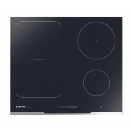 PIANO COTTURA A INDUZIONE HOOVER HIES430B 4 FUOCHI (1 ZONA E-SPACE) 60 CM COMANDI TOUCH NERO