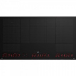 PIANO COTTURA BEKO HII98810NT 90 CM A INDUZIONE 11 FUOCHI INDYFLEX+ 15 LIVELLI DI COTTURA COMANDI TOUCH VETROCERAMICA NERO