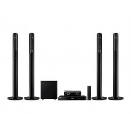 HOME THEATRE SAMSUNG HT J5550W 5.1 CANALI 1000 W FM BLU RAY 3D CD RIPPING HOST USB RECORDING HDMI BLUETOOTH WIFI NERO