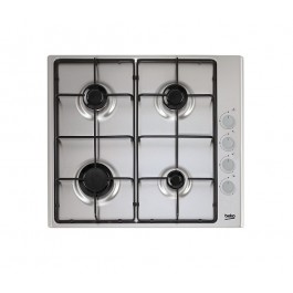 PIANO COTTURA BEKO HZG641C0SX 60 CM A GAS 4 FUOCHI INOX