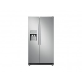 FRIGORIFERO SAMSUNG SIDE BY SIDE 3000 RS50N3603SA 485 L DISPENSER ACQUA E GHIACCIO NO FROST PREMIUM DIGITAL INVERTER LIBERA INSTALLAZIONE SILVER CLASSE A+