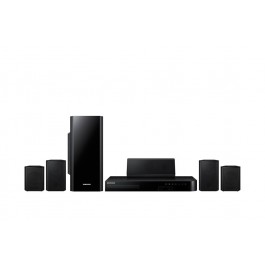 HOME THEATRE SAMSUNG HT H5500 5.1 CANALI 1000 W BLU RAY 3D 8 MODALITÀ DI SUONO WIFI HDMI USB NFC BLUETOOTH NERO