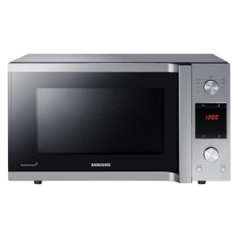 FORNO MICROONDE SAMSUNG MC455TERCSR COMBINATO GRILL 45 L 900 W 6 LIVELLI DI POTENZA 27 PROGRAMMI DISPLAY LED LIBERA INSTALLAZIONE SILVER