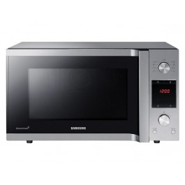 FORNO MICROONDE SAMSUNG MC457TGRCSR COMBINATO GRILL 45 L 900 W 6 LIVELLI DI POTENZA 27 PROGRAMMI DISPLAY LED LIBERA INSTALLAZIONE SILVER