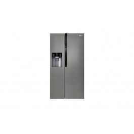 FRIGORIFERO LG SIDE BY SIDE GSL360ICEV 591 L INOX INVERTER TOTAL NO FROST DISPENSER ACQUA E GHIACCIO CONGELAMENTO RAPIDO DISPLAY LED CLASSE A+