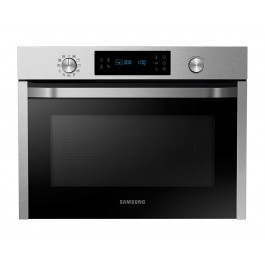 FORNO COMBINATO SAMSUNG NQ50J3530BS INCASSO 60 CM 50 L VENTILATO MICROONDE 800 W GRILL PULIZIA A VAPORE NERO / INOX