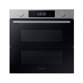 FORNO ELETTRICO SAMSUNG MULTIFUNZIONE INCASSO NV7B45305AS/U1 / NV7B45403BS VENTILATO 60 CM 76 L DUAL COOK DOPPIA PORTA VAPORE GRILL WIFI BLUETOOTH DISPLAY LED INOX / NERO CLASSE A+