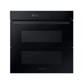 FORNO A VAPORE SAMSUNG DUAL COOK FLEX STEAM SERIE 5 NV7B5770WBK INCASSO DOPPIA PORTA 60 CM 76 L GRILL PIROLITICO WIFI NERO CLASSE A+