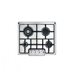 PIANO COTTURA CANDY LINEA DUEDI’ PG2D 640/1 SQ X 4 FUOCHI 1 BRUCIATORE QUADRUPLA CORONA GAS 60 CM INOX