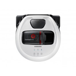 ROBOT ASPIRAPOLVERE SAMSUNG POWERBOT VR10M701PUW / VR10M701IUW 80 W CYCLONE FORCE VISIONARY MAPPING PLUS 2 MODALITA' DI PULIZIA BIANCO / NERO