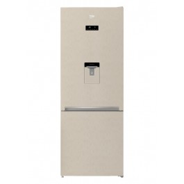 FRIGORIFERO BEKO RCNE520E20DB COMBINATO 450 L 70 CM DISPENSER TOTAL NO FROST BEIGE / PANNA LIBERA INSTALLAZIONE CLASSE A+