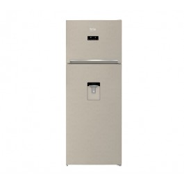 FRIGORIFERO BEKO RDNE455E30DBN DOPPIA PORTA 406 L 70 CM TOTAL NO FROST PROSMART INVERTER DISPENSER LIBERA INSTALLAZIONE BEIGE / PANNA CLASSE F GARANZIA UFFICIALE
