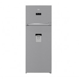 FRIGORIFERO BEKO RDNE455E30DZXBN DOPPIA PORTA 406 L 70 CM DISPENSER TOTAL NO FROST PROSMART INVERTER INOX LIBERA INSTALLAZIONE CLASSE F