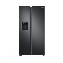 FRIGORIFERO SAMSUNG SIDE BY SIDE RS68A8821B1 SERIE 8000 NERO 634 L NO FROST PREMIUM DIGITAL INVERTER DISPENSER ACQUA E GHIACCIO CLASSE E