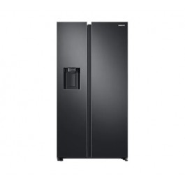 FRIGORIFERO SAMSUNG SIDE BY SIDE RS68N8331B1 SERIE 8000 NERO 639 L NO FROST PREMIUM DISPENSER ACQUA E GHIACCIO LIBERA INSTALLAZIONE CLASSE F