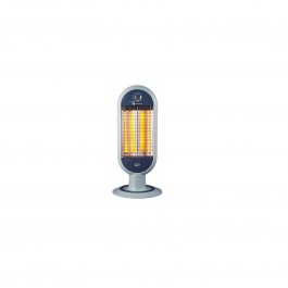 STUFA AL CARBONIO OSCILLANTE DCG SA9829 2 ELEMENTI 2 LIVELLI DI TEMPERATURA 1200W