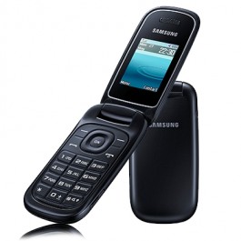 TELEFONO CELLULARE SAMSUNG GT E1270 A CONCHIGLIA GSM NERO