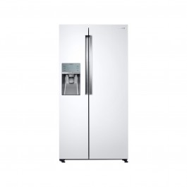 FRIGORIFERO SAMSUNG SIDE BY SIDE RS5FK6608WW RS6500 BIANCO 575 L DIGITAL INVERTER TOTAL NO FROST DISPENSER ACQUA E GHIACCIO CLASSE A++