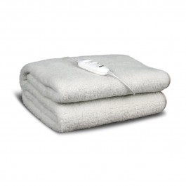 TERMOCOPERTA ZEPHIR ZTD211P 1 PIAZZA LANA SINTETICA TEMPERATURA REGOLABILE 2 LIVELLI BIANCO