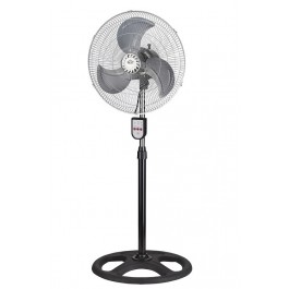 VENTILATORE A COLONNA DCG VE1622TT 45 CM CON TELECOMANDO 3 VELOCITA' OSCILLAZIONE INCLINAZIONE ALTO-BASSO ALTEZZA REGOLABILE GRIGIO